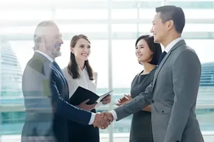Business negotiations with  well-known companies